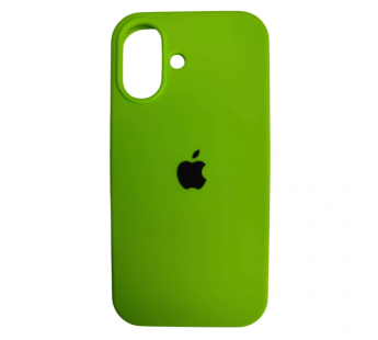 Чехол силиконовый Silicone Case ORG iPhone 16 салатовый (10)#2170738