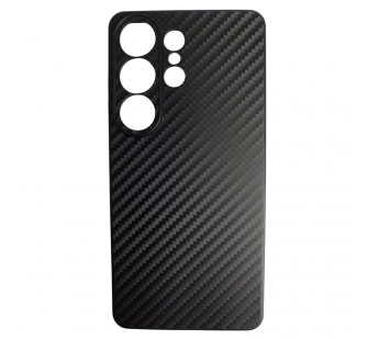 Чехол силиконовый Samsung S26 Ultra карбон черный#2170723