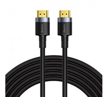 HDMI-кабель 4KHDMI-4KHDMI Baseus CADKLF-G01, силикон, 3.0 м, круглый, черный#2173219