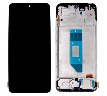 Дисплей для Xiaomi Redmi Note 14 4G + тачскрин + рамка (черный),OLED LCD#2173835