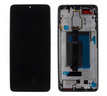 Дисплей для Xiaomi Poco F6 + тачскрин + рамка (титан), ОРИГ 100%#2173682