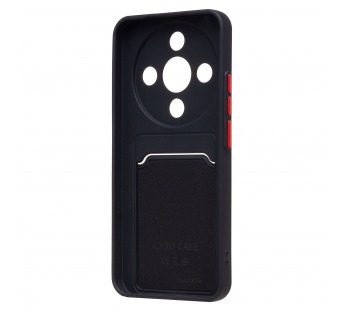 Чехол-накладка - SC337 с картхолдером для "Honor X70 Pro Max" (black) (245942)#2175534