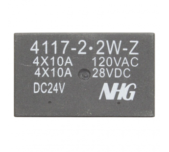 Реле электромагнитные FORWARD 4117-2-2W-Z-10A-24VDC-1.0 Реле 2-егруппы 24В SPDT 120В 2x10А#2173182