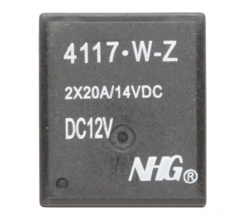 Реле электромагнитные FORWARD 4117-W-Z-20A-12VDC-1.0 Реле 12ВSPDT 120В 2x10А#2173195