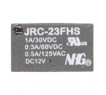 Реле электромагнитные FORWARD JRC-23F-HS-12VDC Реле 12В SPDT125В 0,5А#2173204