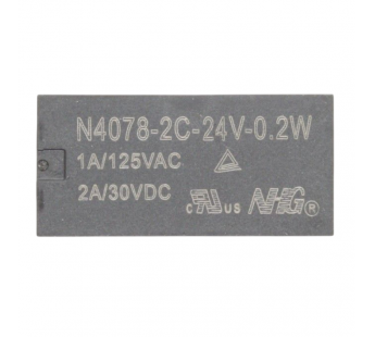 Реле электромагнитные FORWARD N4078-2C-24V-0.2W Реле 24В DPDT125В 1А [JRC-19F-2C-24VDC-0.2]#2173125