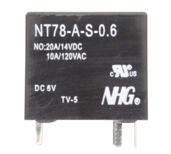 Реле электромагнитные FORWARD NT78-A-S-10-DC6V-0.6 Реле 6ВSPST-NO 14В 20А#2173094