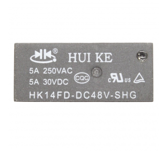 Реле электромагнитные HKE HK14FD-DC48V-SHG Реле 48В SPDT 250В5А#2173145
