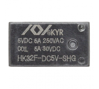 Реле электромагнитные HKE HK32F-DC5V-SHG Реле 5В SPDT 250В 5А#2173167