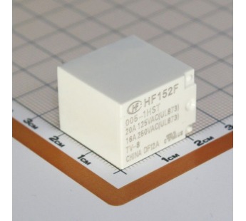 Реле электромагнитные HONGFA HF152F/005-1HST Реле 5В SPST-NO277В 17А (AgSnO)#2173379