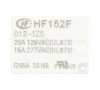 Реле электромагнитные HONGFA HF152F/012-1ZST Реле 12В SPDT 250В16А (AgSnO)#2173058