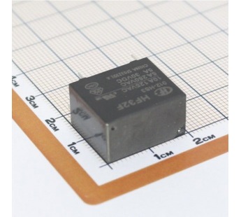Реле электромагнитные HONGFA HF32F/012-HS3 Реле 12В SPST-NO250В 5А (AgNi)#2173370