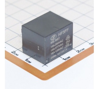 Реле электромагнитные HONGFA HF3FF/005-1HST Реле 5В SPST-NO277В 10А (AgSnO)#2173390