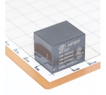 Реле электромагнитные HONGFA HF3FF/005-1ZST Реле 5В SPDT 277В10А (AgSnO)#2173389