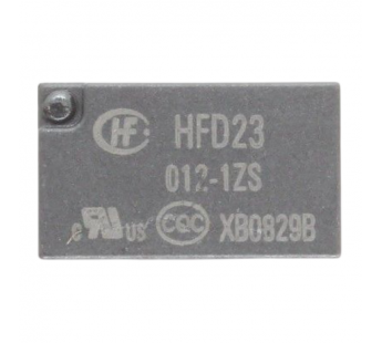 Реле электромагнитные HONGFA HFD23/012-1ZS Реле 12В SPDT 125В0,5А (AgNi+Au) сигнальное [G5V-1 DC12]#2173029