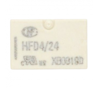 Реле электромагнитные HONGFA HFD4/24 Реле 24В DPDT 125В 0,5А(AgNi+Au) сигнальное#2173007