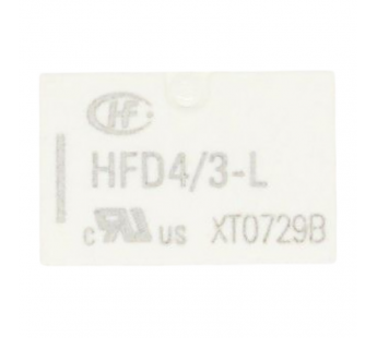 Реле электромагнитные HONGFA HFD4/3-L Реле 3В DPDT 125В 0,5А(AgNi+Au) сигнальное с фиксацией 1 катушка#2173011