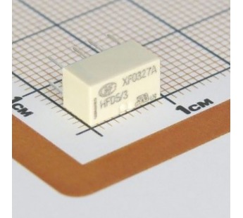 Реле электромагнитные HONGFA HFD5/3 Реле 3В DPDT 125В 0,5А(Ag+Au) сигнальное#2173435