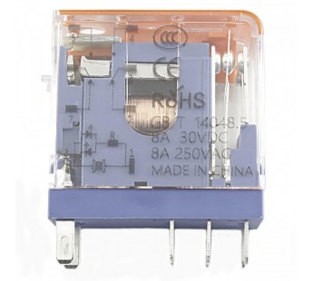 Реле электромагнитные LANBOO LBJ13A Реле LBJ13A-22/DC24V/8A смеханическим и LED индикатором 24В DPDT 250В 8А 8pin#2172909