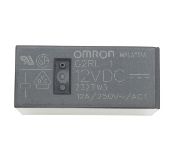 Реле электромагнитные OMRON G2RL-1 12VDC Реле 12В SPDT 250В 12А(Ag-alloy Cd free)#2172890