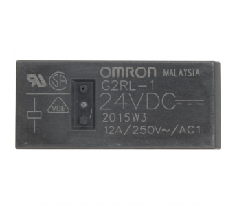 Реле электромагнитные OMRON G2RL-1 24VDC Реле 24В SPDT 250В 12А(Ag-alloy Cd free)#2172889