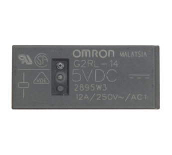 Реле электромагнитные OMRON G2RL-14 5VDC Реле 5В SPDT 250В 12А(Ag-alloy Cd free)#2172888