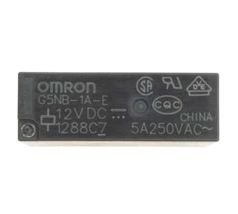 Реле электромагнитные OMRON G5NB-1A-E 12VDC Реле 12В SPST-NO250В 5А (AgSnO)#2172887