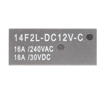 Реле электромагнитные Ruichi 14F2 (845) 12VDC 16A Реле 12В SPDT240В 16А#2172932