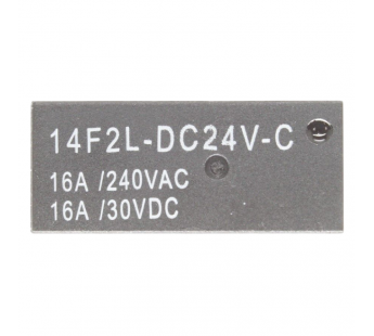 Реле электромагнитные Ruichi 14F2 (845) 24VDC 16A Реле 24В SPDT240В 16А#2172931