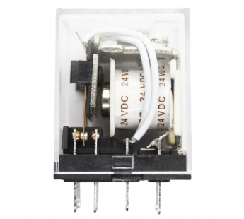 Реле электромагнитные Ruichi HJQ-22F-24VDC-4Z Реле 24В 4PDT 250В5А#2172926