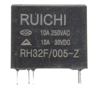 Реле электромагнитные Ruichi RH32F/005-Z 10A Реле 5В SPDT 250В 10А#2172959