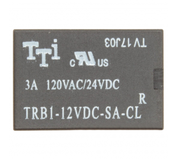 Реле электромагнитные TTI TRB1-12VDC-SA-CL-R Реле 12В SPDT#2172949