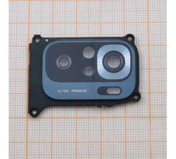 Стекло задней камеры для Xiaomi Redmi Note 10 4G/Note 10s 4G/PocoM5s в рамке (серый)#2173743