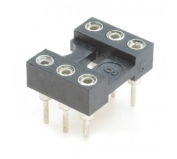 Панельки под микросхемы CONNFLY DS1001-01-06BT1NST1X-JKB (DIP-6)DIP панель 6 конт. цанговая ширина 7,62мм#2173636