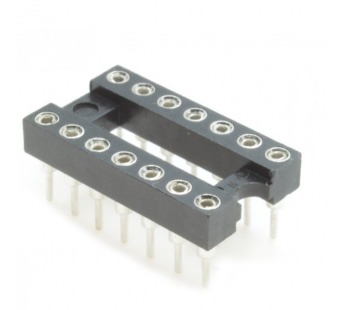 Панельки под микросхемы CONNFLY DS1001-01-14BT1NST1X-JKB(DIP-14) DIP панель 14 конт. цанговая ширина 7,62мм#2173643