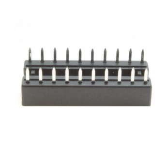 Панельки под микросхемы CONNFLY DS1009-20AT1NX-0A2 (DIP-20) DIPпанель 20 конт. ширина 7,62мм#2173655