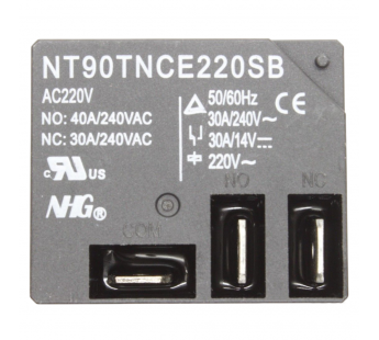 Реле электромагнитные FORWARD NT90T-N-C-E-AC220V-S-B Реле 220ВSPDT 240В 40А#2173084
