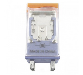 Реле электромагнитные LANBOO LBJ21A Реле LBJ21A-22T/DC24V/12A смеханическим и LED индикатором 24В DPDT 250В 12А контакты 2,6мм8pin, ручная коммутация#2173267