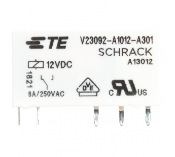Реле электромагнитные TYCO V23092-A1012-A301 (1393236-7) Реле 12ВSPDT#2173506