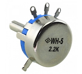 Резисторы переменные NONAME WH5-1А-2.2K Резистор переменный 2,2кОм 20% 0,1Вт длина вала 16мм (6мм)#2178197