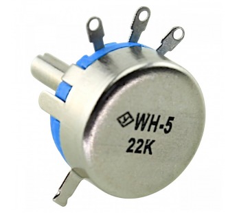 Резисторы переменные NONAME WH5-1А-22K Резистор переменный 22кОм 20% 0,1Вт длина вала 16мм (6мм)#2178195