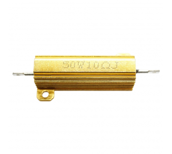 Резисторы постоянные >2Вт NONAME RX24-50W-10R Резисторнагрузочный 50Вт 10 Ом 5% в алюминиевом корпусе#2178228