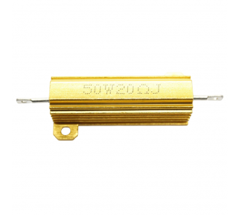 Резисторы постоянные >2Вт NONAME RX24-50W-20R Резисторнагрузочный 50Вт 20 Ом 5% в алюминиевом корпусе#2178227