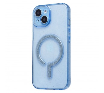 Чехол-накладка - SM050 SafeMag для "Apple iPhone 15" (blue) (245405)#2177393