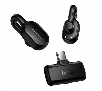 Микрофон Hoco петличный L27 Ice hidden wireless microphone Type-C (black) (245894)#2177159