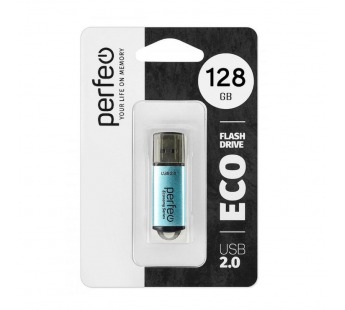 Флеш-накопитель USB2.0 128Gb Perfeo E01 (PF-E01N128ES) синий, шт#2175829