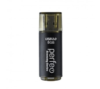 Флеш-накопитель USB2.0 8Gb Perfeo E04 (PF-E04B008ES) Черный, шт#2175811