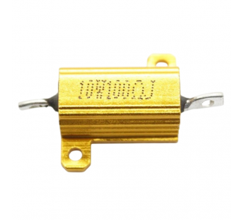 Резисторы постоянные >2Вт NONAME RX24-10W-100R Резисторнагрузочный 10Вт 100 Ом 5% в алюминиевом корпусе#2178230