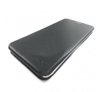 Сумка футляр-книга для iPhone 13 Pro (экокожа, с силиконовымкреплением, на магните, черная (PREMIUM)) Faison#2177055