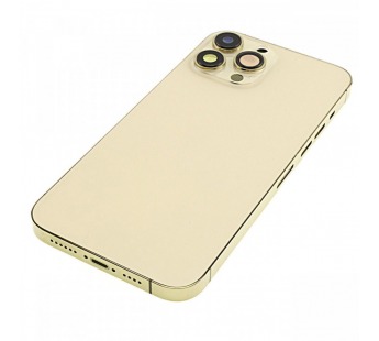 Задняя крышка для iPhone 13 Pro Max (золото) в сборе, ориг#2176762